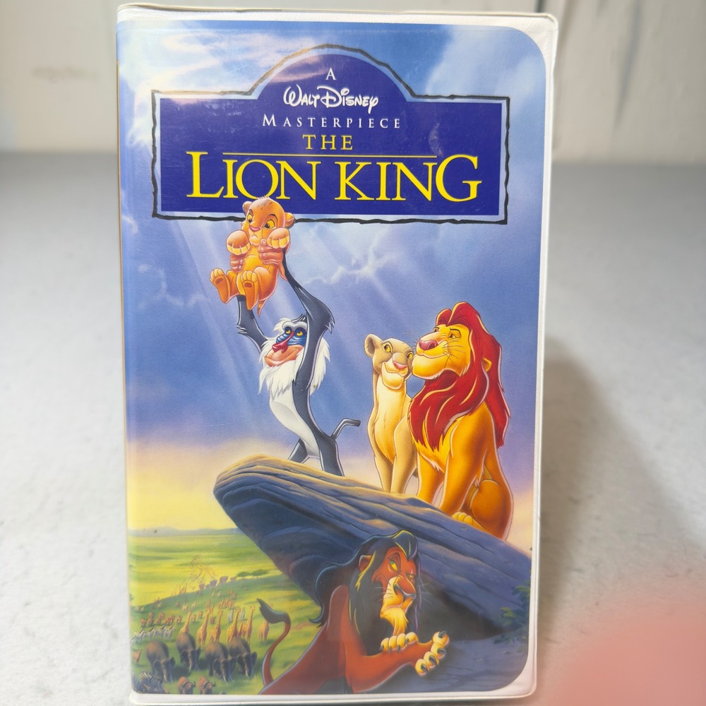 Walt Disney Masterpiece Collection‎ The Lion King VHS 1995 Clamshell Case 2977-1